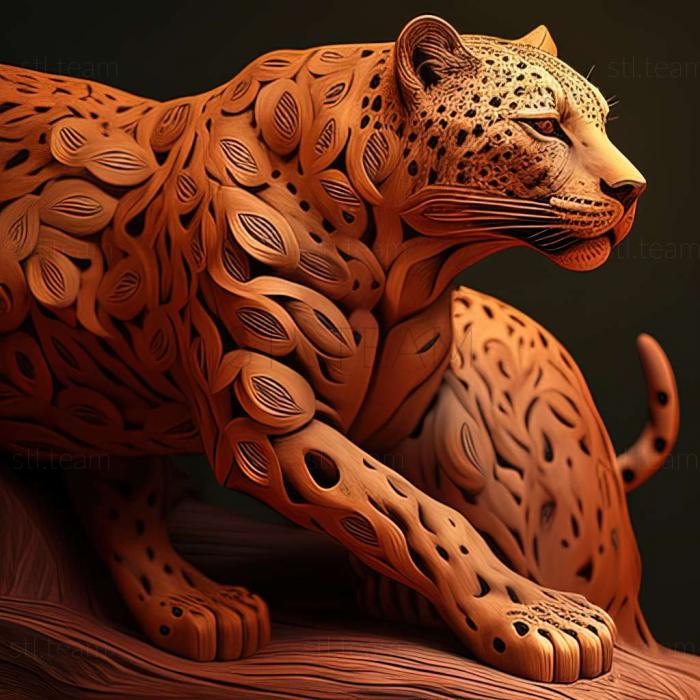 3D model Jaguar (STL)